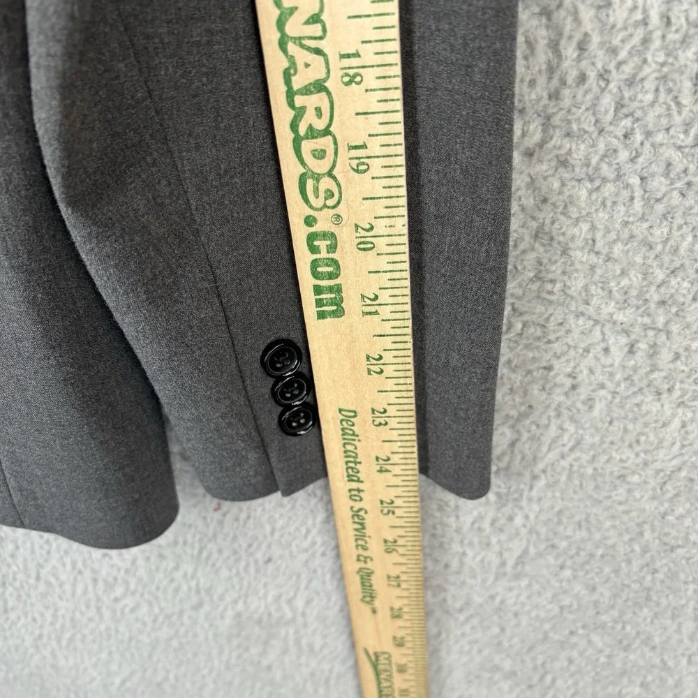 J Crew Thompson Blazer Mens 38S Gray Stretch Sport Coat Jacket 2 Button